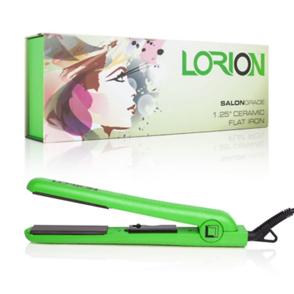 LORION SALON GRADE 1.25” CERAMIC FLAT IRON NIB